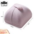 Carat Velvet Ring Box Vintage Double Opening Ring Box for Wedding Engagement. 