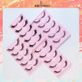 RED SIREN Cat Eye Lashes 5 Pairs Winged Wispy Natural False Eyelashes Makeup Fox Eye Faux Mink Eyelashes. 