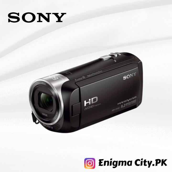 Sony HDR-CX405 Handycam - Full HD Camcorder with Optical Zoom & SteadyShot Stabilization for Stunning Video Quality