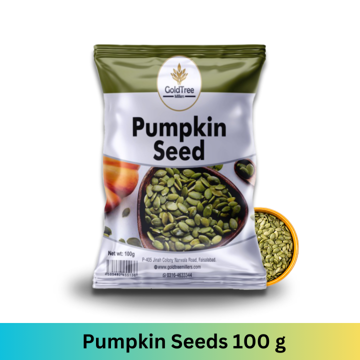 Gold Tree Green Pumpkin Seed Kernels 100g – Imported Hulled Pepitas – Rich in Zinc, Magnesium & Plant Protein – For PCOS, Seed Cycling & Snacking