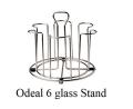 6 Cups Mug Glass Stand Holder stainless steel Cup Drying Rack Shelf Bottle Cup Hanging Drainer Upside-Down Cup Drain Rack Water Glasses Hanger Shelf Coffee Tea Drinking Cup Mug Organizer Home Storage Supplier 6 گلاس اسٹینڈ Kitchen Stand Best Quality. 