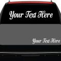 Custom Vinyl Lettering / Choose Any *Color* Text* / Design Your Own Decal / Size 6"x15" inch Car, Truck, Boat, Door, Window, Banner, Sign (Letters & Numbers) Personalized Sticker. 