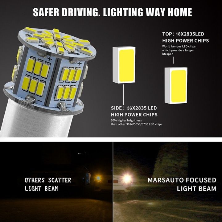 1%20%E3%80%90Footprint%E3%80%91%201157%20LED%20Bulb%20White%2054SMD%201080%20Lumens,%207528%202357%202057%20LED%20Light%20Bulbs%20For%20Brake%20Tail%20Running%20Parking%20Backup%20Light%20-%20Image%204