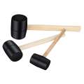 Rubber Mallet Tile Setter Wood Handle Rubber Hammer. 