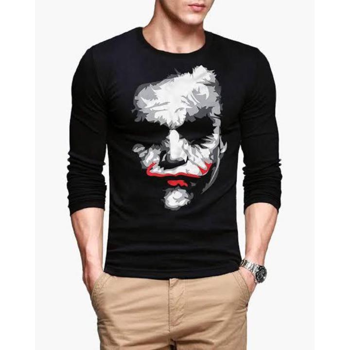 Joker Full Sleeve Printed T shirt for Men & Women