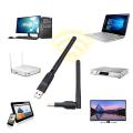 Kebidu WIFI USB Adapter MT7601 150Mbps USB 2.0 WiFi Wireless Network Card 802.11 B/g/n LAN Adapter with Rotatable Antenna. 
