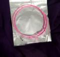 Earrings-Simple Baliya baby pink colour (1 pair). 