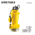 750W 1HP 220V Submersible Clean Water Pump with Copper Wire Coils  Stainless Steal Base & High Quality Bearings - UYUSTOOLS PPC001. 