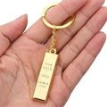 Gold Bar Keychain. 