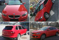 10/20/30/40/50X152CM Glossy Red Vinyl Film Sticker Gloss Car Wrap Foil Decal Car Motorcycle Scooter Wrapping with Air Release. 