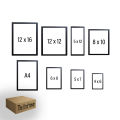 Single Rectangular Horizontal Minimalist Modern Customized Frames Characters Quotes Photo Wall Decoration Photo Frame Wall Art Hanging Home Decoration Picture Gallery for Living Room Study Room. 