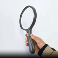 Optical Magnifying Glass with LED Lights Handheld Backlit Magnifier for Reading Book, Fine Workmanship. 