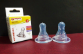 Pack Of 2 Best Quality Baby Feeder Nipple / Soother - Regular Size Feeder Nipple - Imported - For Any Size Feeder Bottle And For Any Age Baby. 