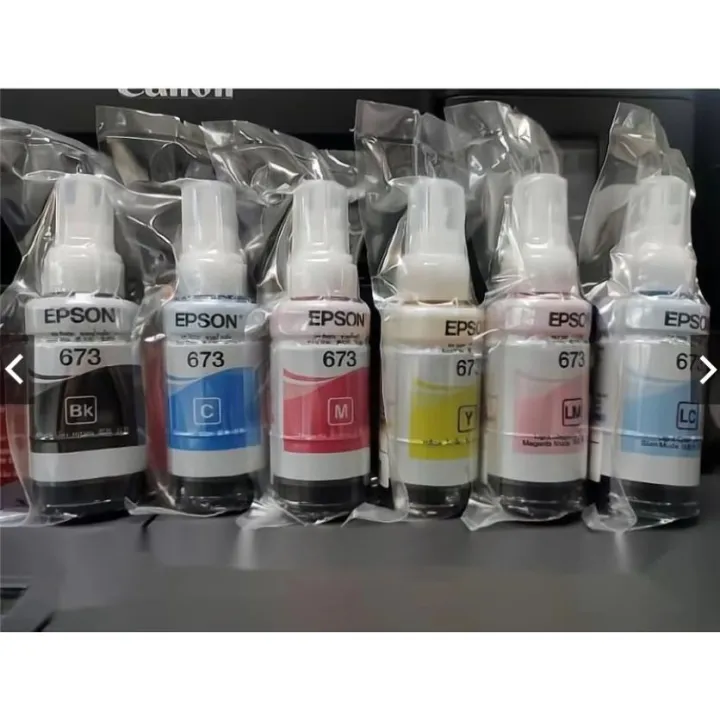 Epson%20673%20Original%20Ink%20Bottle%20Set%20(%20Black%20/%20Cyan%20/%20Light%20Cyan%20/%20Yellow%20/%20Magenta%20/%20Light%20Magenta%20)%20(%20L800%20/%20L805%20/%20L810%20/%20L850%20/%20L1800%20Printer%20)%20-%20Image%202