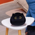 Black Cat Stuffed Doll Safe Black Cat Pillow Baby Accompany Sofa Toy. 