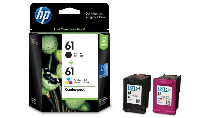 HP 61 2-pack Black/Tri-color Original Ink Cartridges