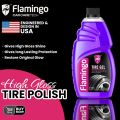 Tyre Polish - Flamingo High Gloss Tire Gel 500ml | Engineered in USA. 