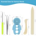 quilling tool-14 x Paper Quilling Tools Slotted Kit(Some accessories have random colors , don't accept the specified color)-Multicolor. 