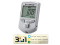BeneCheck Multi-Monitoring Meter (3 in 1 Sug,Chol,Uric Acid Meter kit) - Multiple choices in one device. 