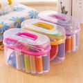 Sewing Box Kit Set thread, Needle,Hand Tape ,Scissor Storage universal sewing accessories. 