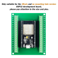 4Pcs ESP32 Breakout Board GPIO 1 Into 2 for 38PIN Narrow Version ESP32 ESP-WROOM-32 Microcontroller Development Board. 