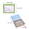Reusable Water Coloring Painting Book Toy Montessori Magic Drawing Water Doodles Learning Educational Toys Unisex Gift 1pc. 