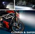 Headlight Bulb M6 Lamp/bulb with fan for All bikes and cars universal fitting 3 function High/Low and flasher light. 