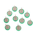 10PCS 1.2V 40mAh Ni-MH Rechargeable Battery With Solder Pins For Timer Toys Watch Hearing Aid Solar Equipment Button Coin Cell YULING. 