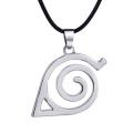 Unique Unisex Metal Anime Naruto Logo Pendant Necklace Cosplay Hokage Accessory. 