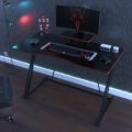 Gaming Desk with Monitor Riser 56 inches Gamer Computer Desk. 