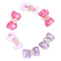 15 x Mixed Pet Small Dog Hair Bows Elastic Bands Puppy Cat Rhinestone Grooming. 