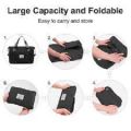 Large Capacity Folding Travel Bag, Travel Lightweight Waterproof Carry on Luggage Bags with Fixed Strap, Dry and Wet Separation Foldable Travel Duffel Bag for Weekender Overnight Sports Gym Bag. 