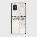 Samsung Galaxy A51 Cover - SkinLee HQ Infinity Glass Case (Soft) - What Is Coming - SKINLEE-549-1-799-432. 