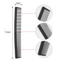 Hair Styling Combs,Heat Resistant Combs, Styling Combs for Salon, Fine and Wide Tooth Hair Barber Comb For All Hair Types (Pack of 2), Black Plastic Barber Carbon Fiber Cutting Comb,Fine Tooth Comb for Men and Women. 