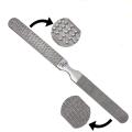 Premium Metal Foot Filer Callus Remover Feet Hard Dead Skin Scraper 4(Four) Sided Scraper Nail File Buffer Metal Manicure Pedicure Rasp For Hard Dry Dead Skin Remover Tool For Men and Women Salon & Home Use. 