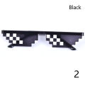 Thug Life Attitude Sunglasses 8 Bit Pixel Deal With IT Unisex Glass Eyewear New Fullhouse. 