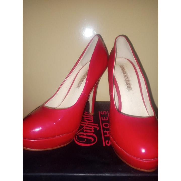 Buffalo. red shoes for women with heels on sale. formal shoes for women new style 2022. formal shoes for women wedding. red shoes for women with heel. Daraz.pk