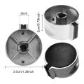 8 PCS Gas Stove Knob,8mm Cooker Control Switch Range Oven Knobs Cooktop Burner Knob for Kitchen Replacement Accessories. 