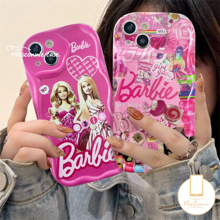 MissConnie Pink Barbie Princess Party Soft Shockproof Case