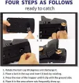 Reusable Plastic Mouse Traps for House, Small Rat Traps Quick Effective Snap Traps, Easy to Set MiceTrap Mouse Catcher, Reusable Mousetrap, Safe Mice Trap for Indoor Outdoor Home Garden. 