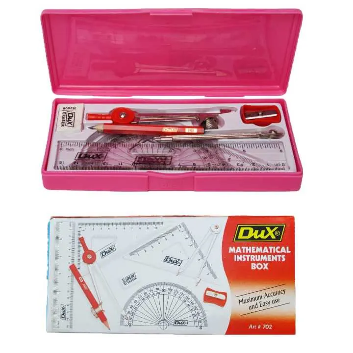Cubix Box Math Dux Math Box Complete Geometry Set Square/Bux math Box | Daraz.pk