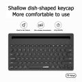 Ajazz Wireless Bluetooth Keyboard - 2.4GHz Wireless Keyboard - Compact Keyboard - 79-Key - Bluetooth Keyboard for Mac/Windows/Android/IOS - Wireless Bluetooth - Slim & Sleek - Wireless Keyboard - Smartphone Holder - 320i Bluetooth Keyboard. 