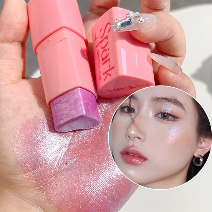Heart%20Shaped%20Blush%20Stick%20Contour%20Highlighter%20Pearlescent%20Face%20Brightening%20Women's%20Cosmetics%20High%20Pigment%20Long-lasting%20-%20Image%208