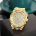 Diamond Watch For Men Stainless Steel Watch For Boys Imported Watch For Gents. 
