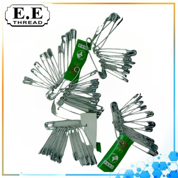 E.E THREAD - 60 Pcs Sefti pins 4 diffrent sizes
