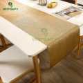 Solid Color PVC Vinyl Table Runner Set Rose Gold Resistant Table Mats Table Decoration Accessories Home Table Cloth. 
