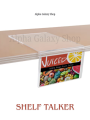 Acrylic Supermarket Shelf Talker Price Tag Holder | Clear Shelf Edge Label Sign Display | Side Loading Shelf Talkers for Retail & Store Display | Transparent Product Label Tag Stand | Alpha Galaxy Shop. 