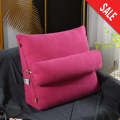Adjustable Triangular Back Ball Fiber Filled Sofa Cushion / Pillow In Different Color. 