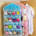 Hanging Organizer, Gotd 16 Pockets Clear Hanging Bag Socks Bra Underwear Rack Hanger Storage Organizer. 