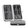 Manicure Set Nail Clippers Tools Household Black Stainless Steel Ear Spoon Nail Cutters Scissors Kit For Manicure Tools. 